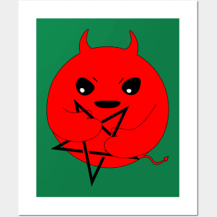 Devil Emoticon Posters and Art